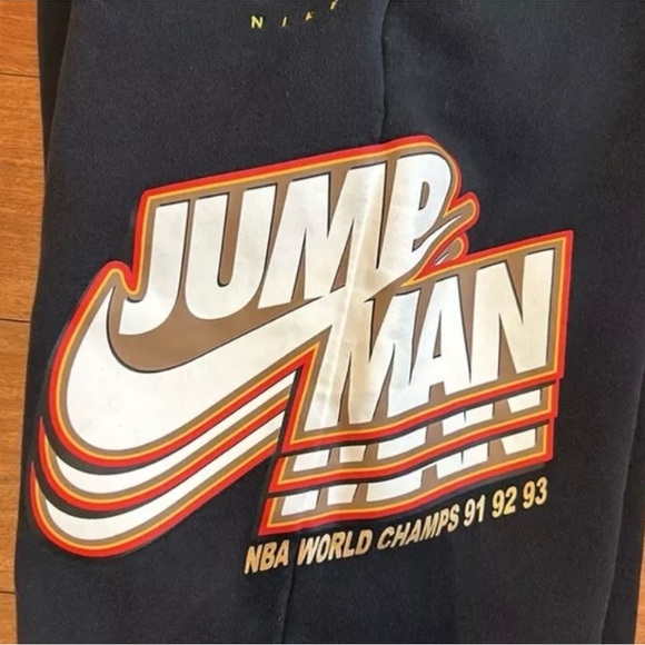 Nike Jump Man Sweatpants Size M - Picture 2 of 5